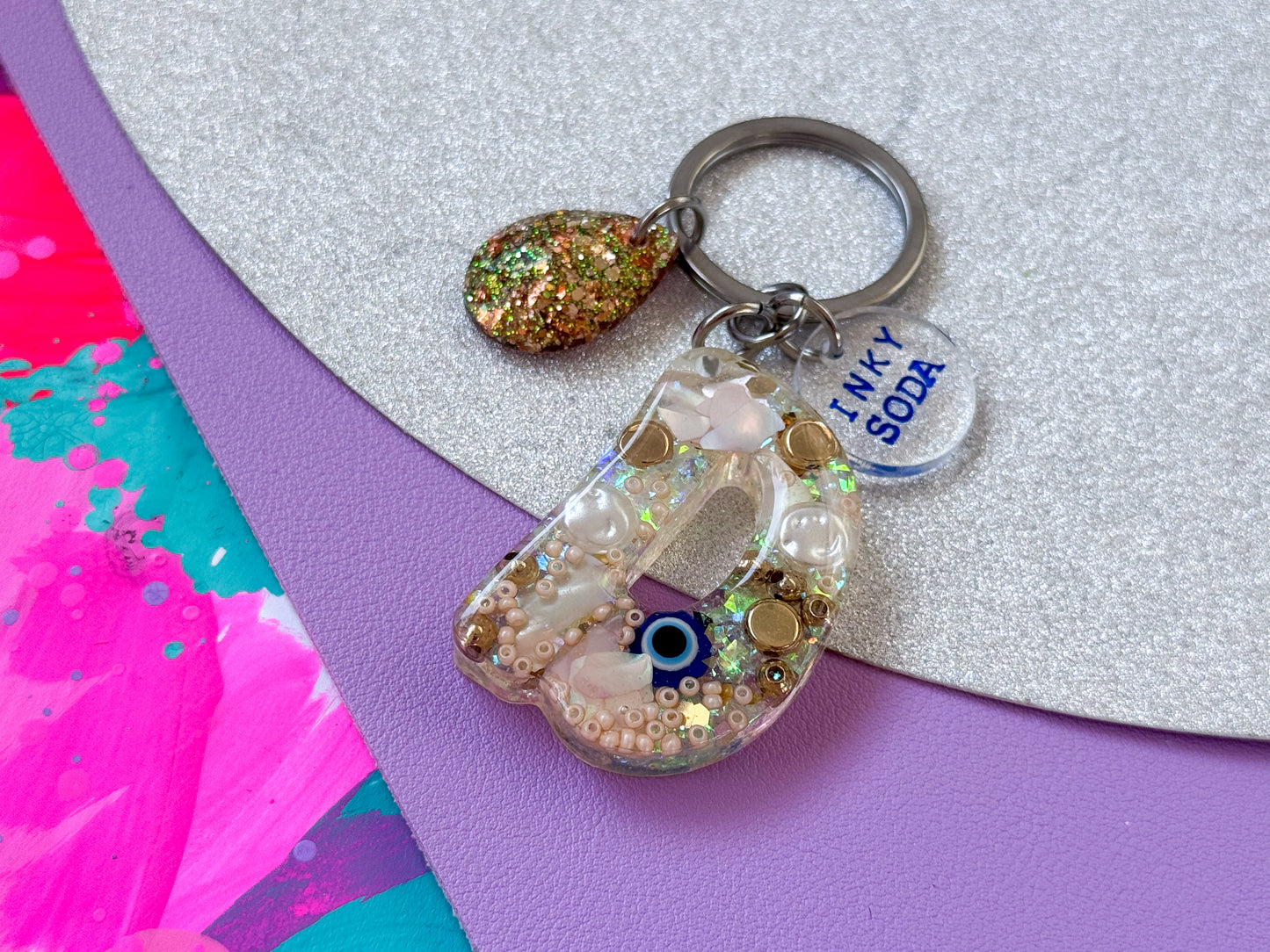 Letter “D” Keychain