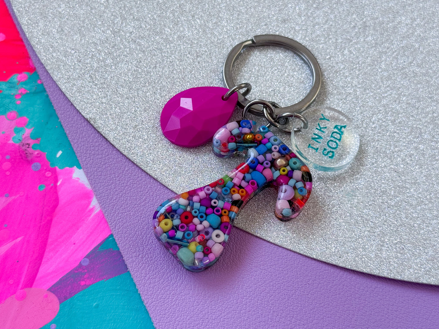 Letter “T” Keychain