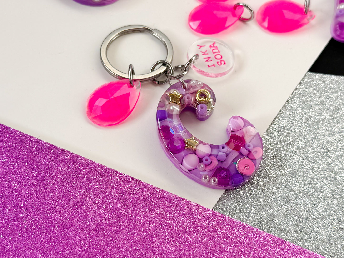 Letter “C” Keychain