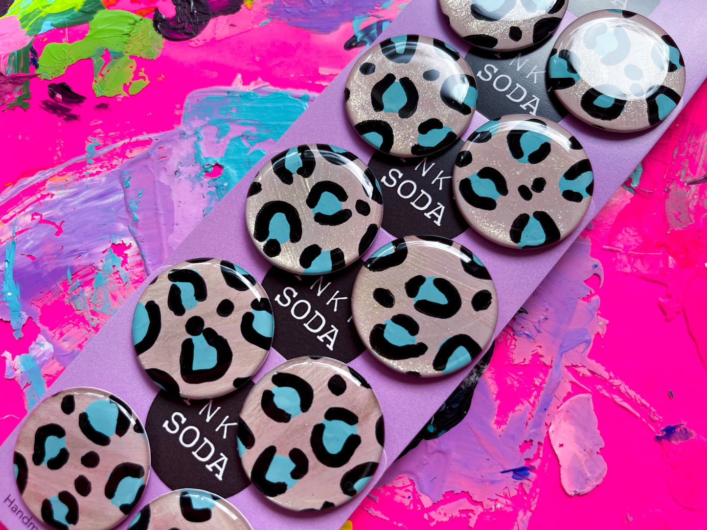 Lainey Leopard - Mongo Studs