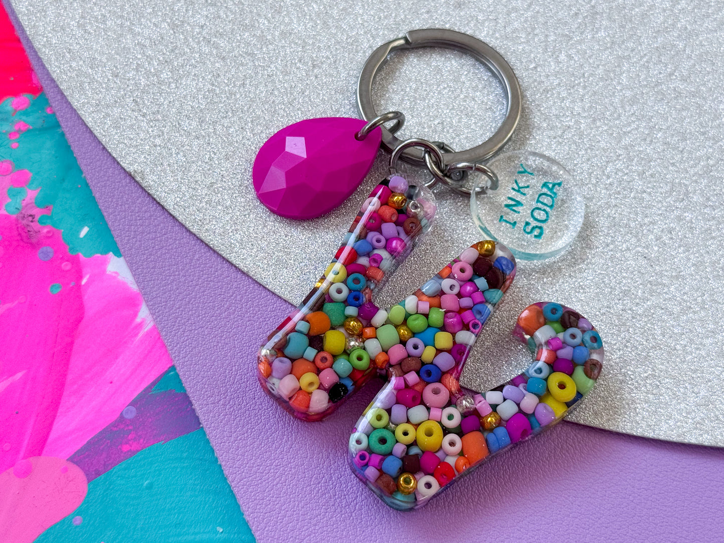 Letter “W” Keychain