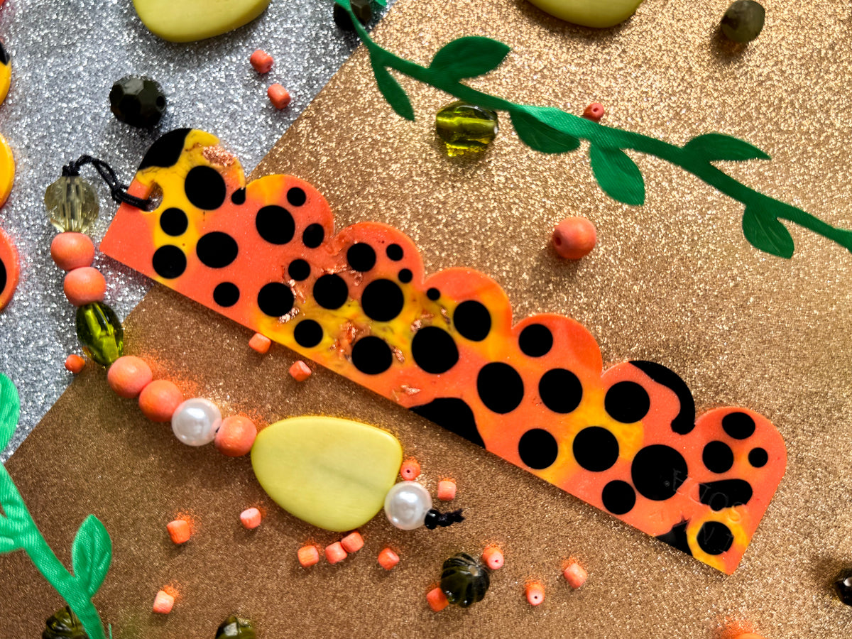 Petal Edge Bookmark - Cheetah