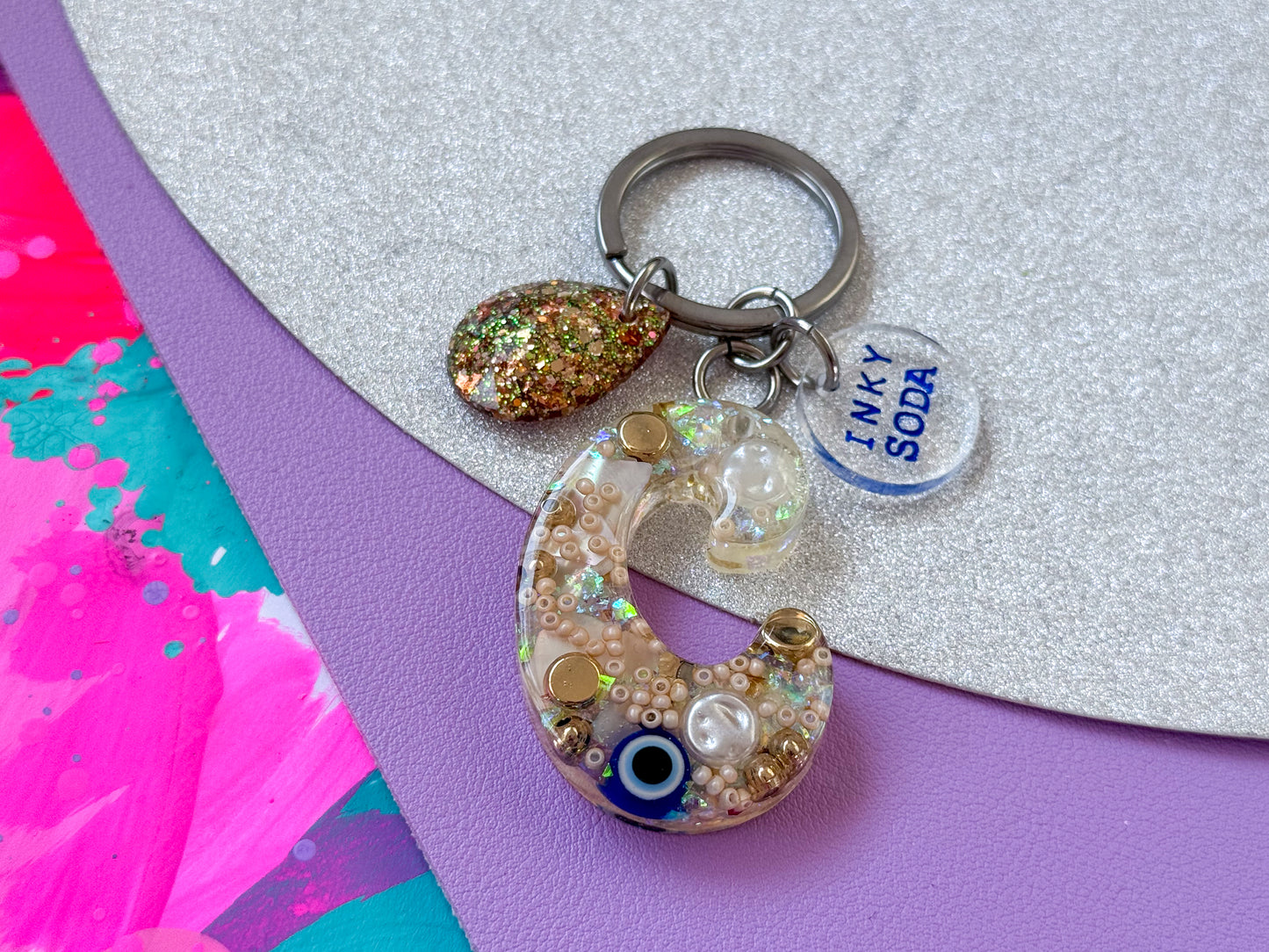 Letter “C” Keychain