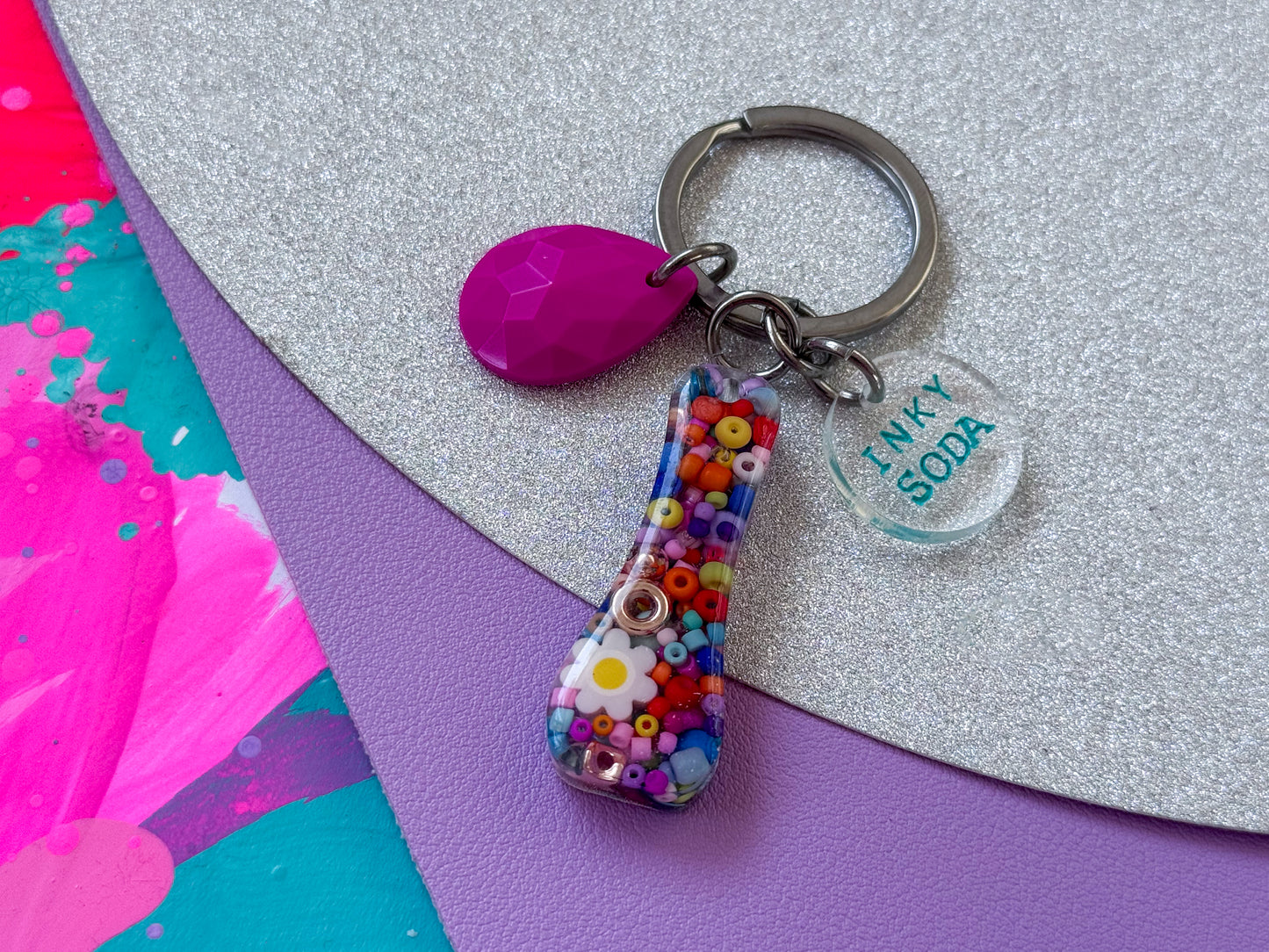 Letter “I” Keychain