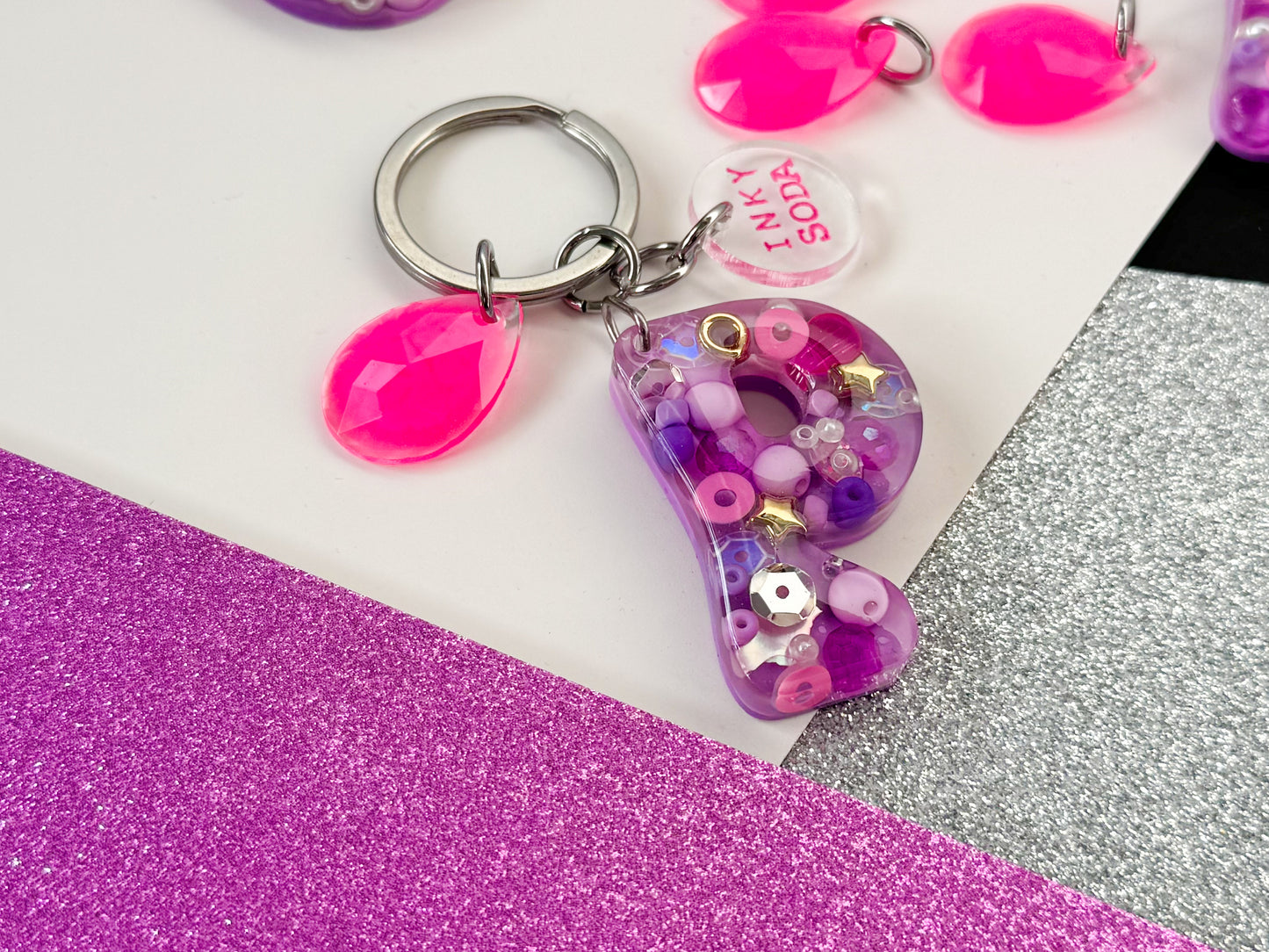 Letter “P” Keychain