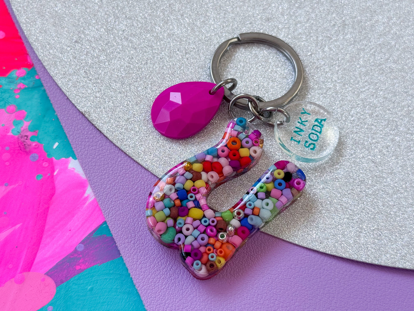 Letter “U” Keychain