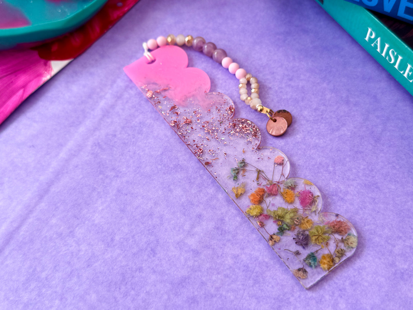 Petal Edge Bookmark - Blush Botanica