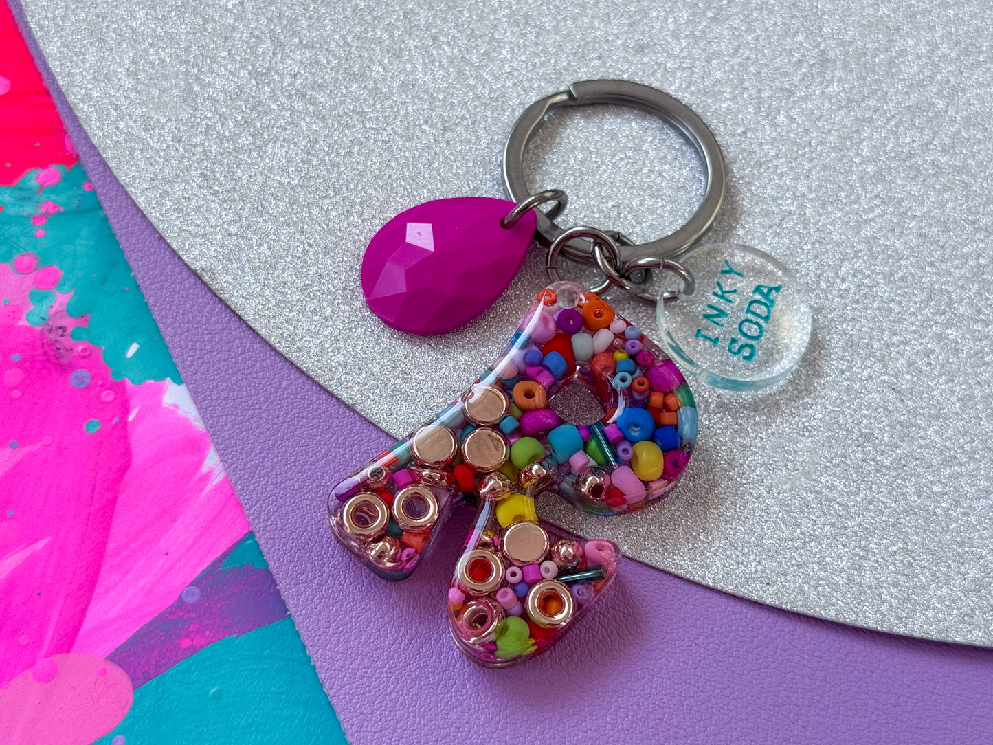 Letter “R” Keychain