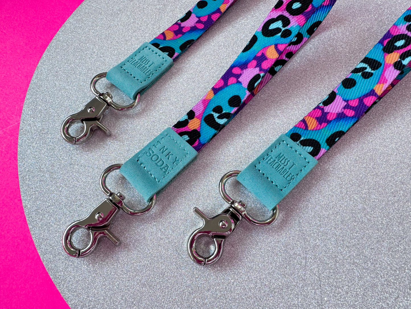 Inky Leopard - Wristlet
