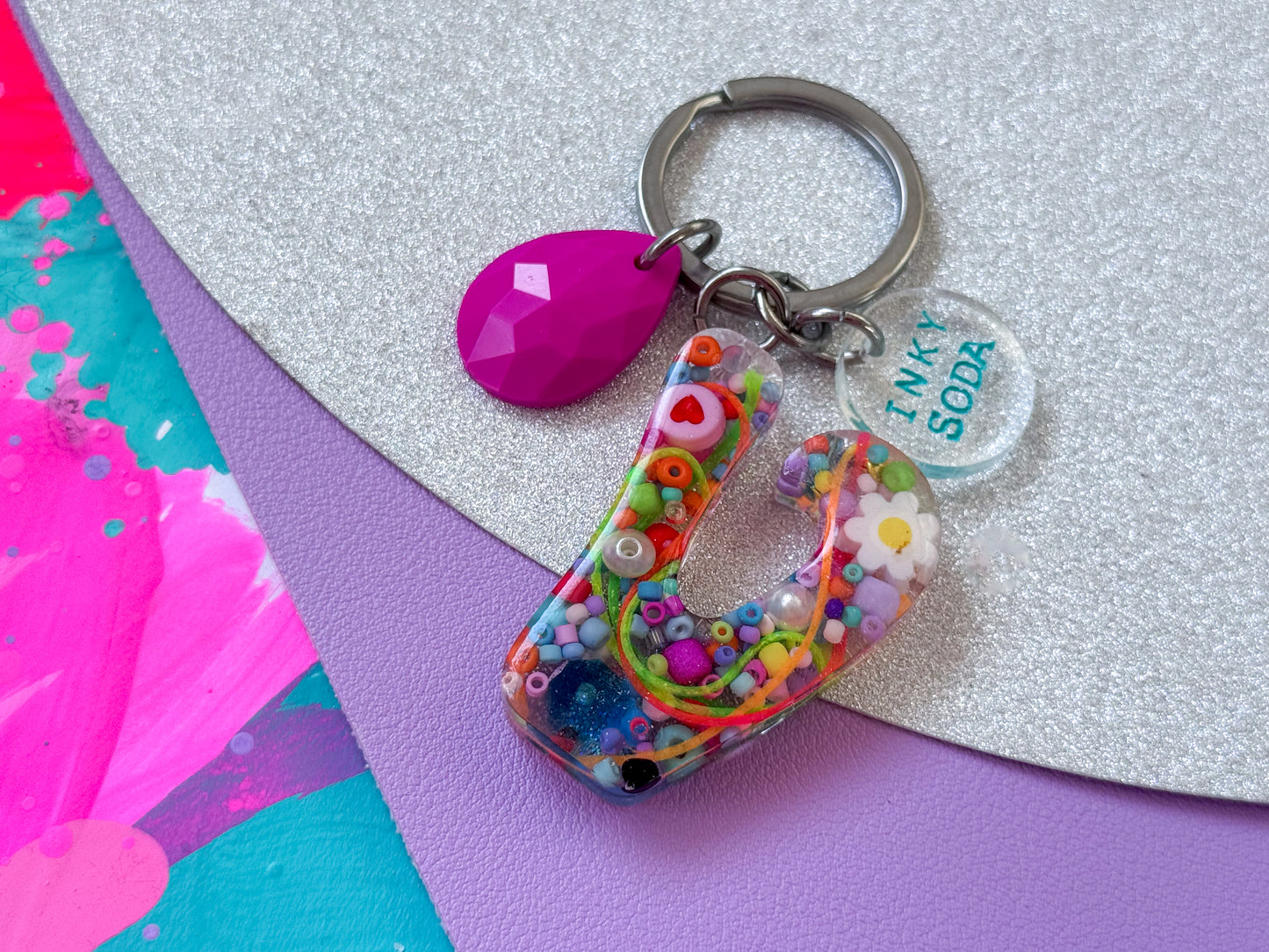 Letter “V” Keychain