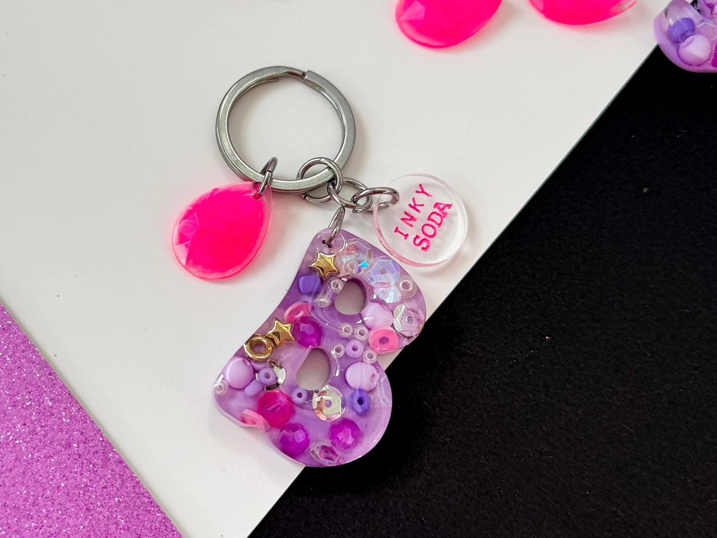 Letter “B” Keychain