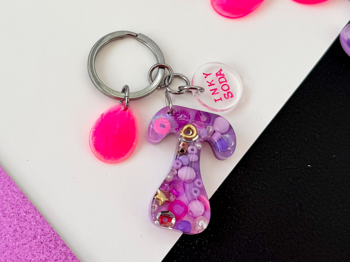 Letter “T” Keychain