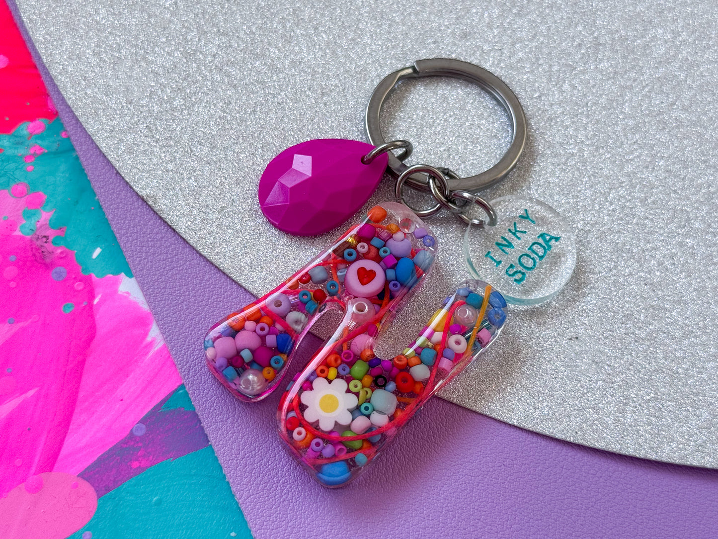 Letter “N” Keychain