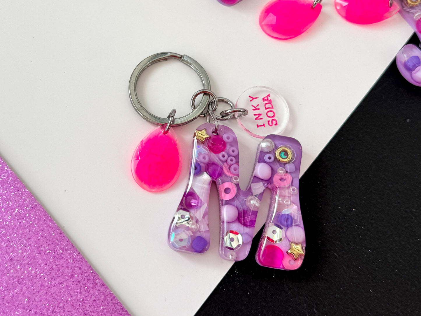 Letter “M” Keychain
