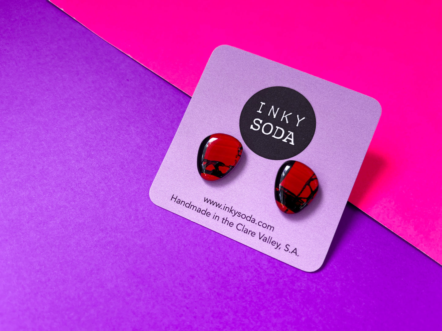 Red - mini Ester Studs