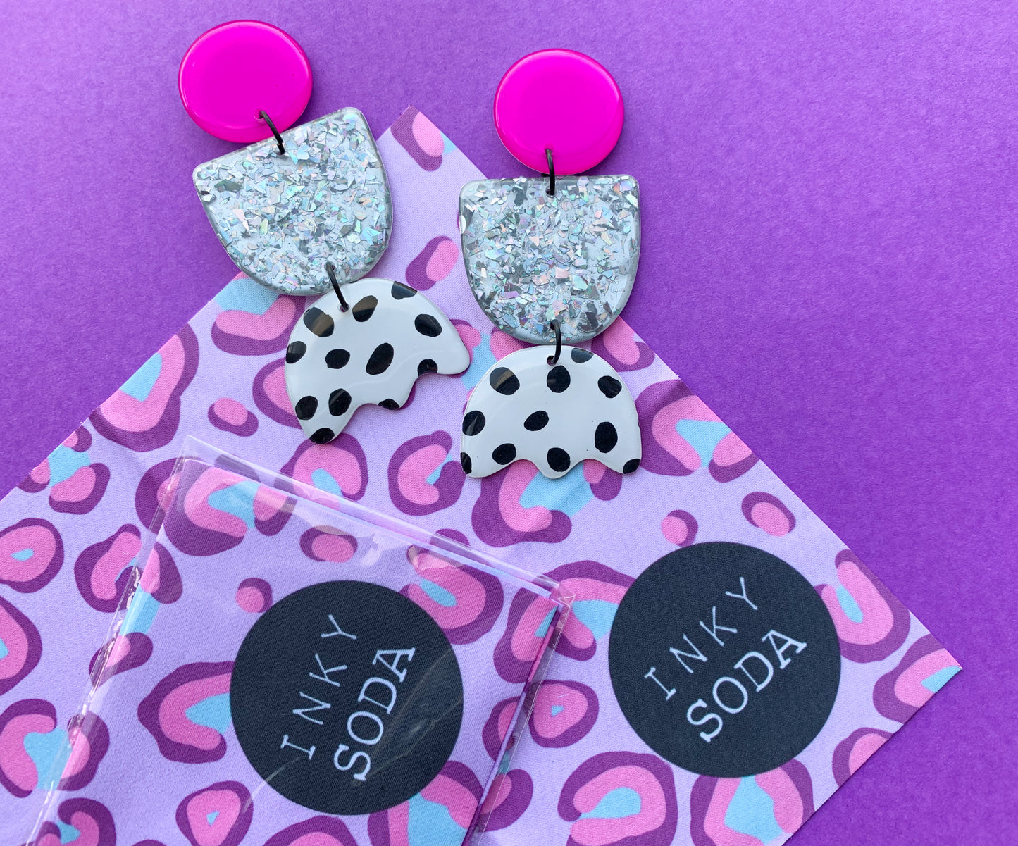 Leopard Microfibre cloth - INKY SODA
