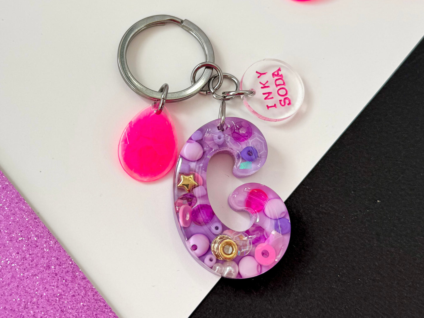 Letter “G” Keychain