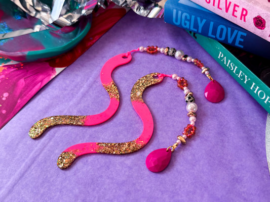 Wispy Bookmark - Glitter Doll