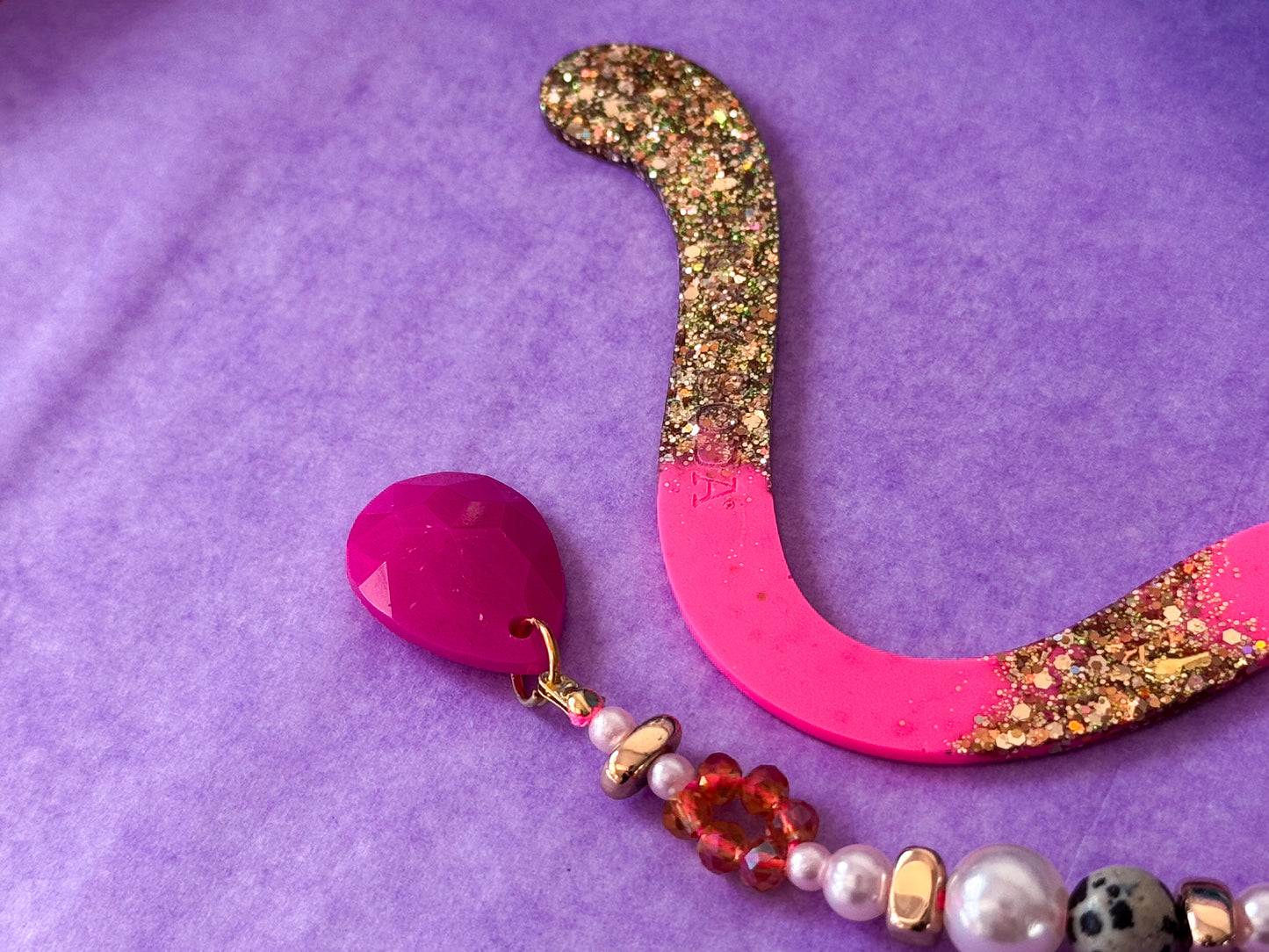 Wispy Bookmark - Glitter Doll