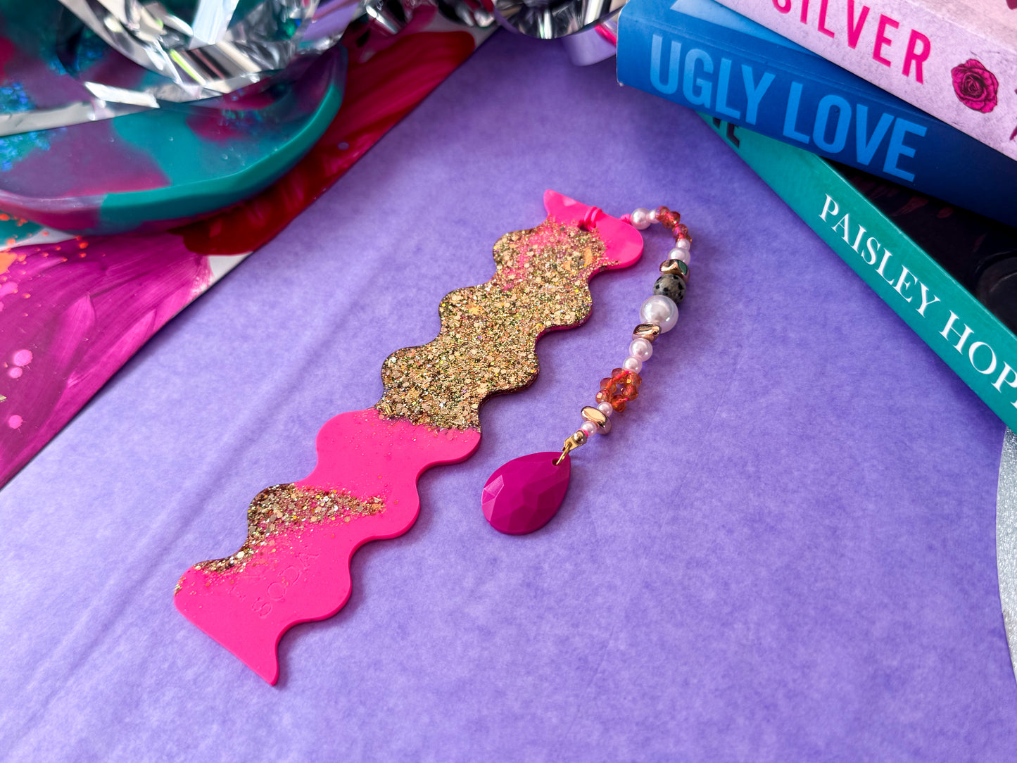 Ripple Bookmark - Glitter Doll
