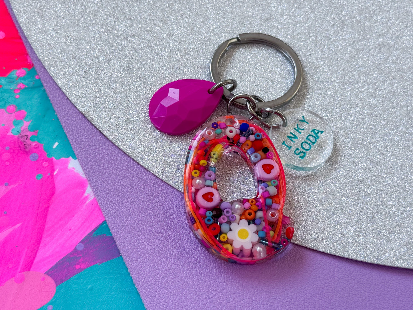 Letter “Q” Keychain