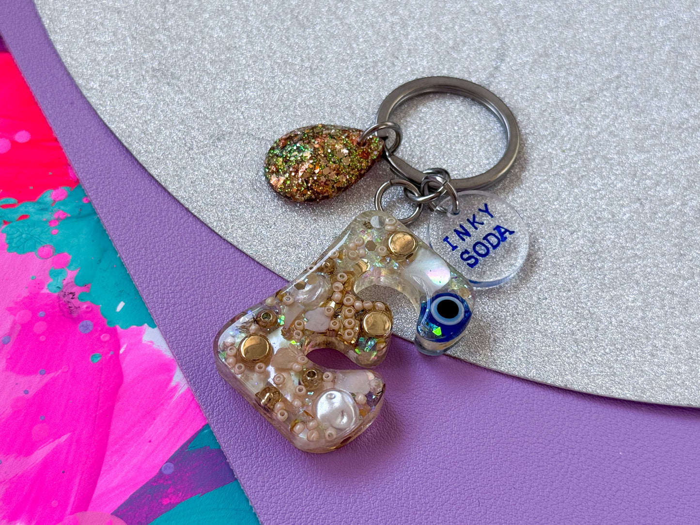 Letter “E” Keychain