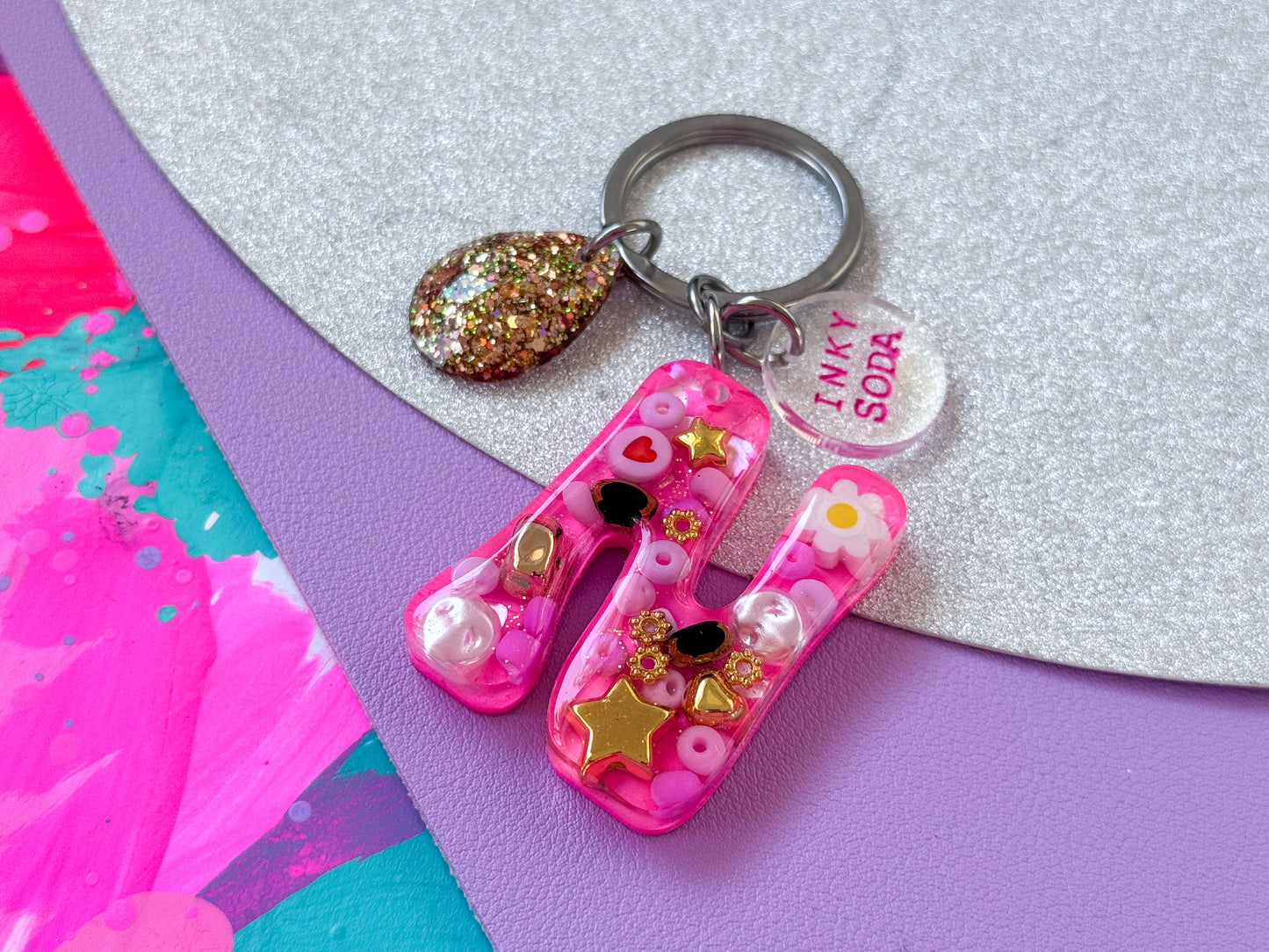 Letter “N” Keychain