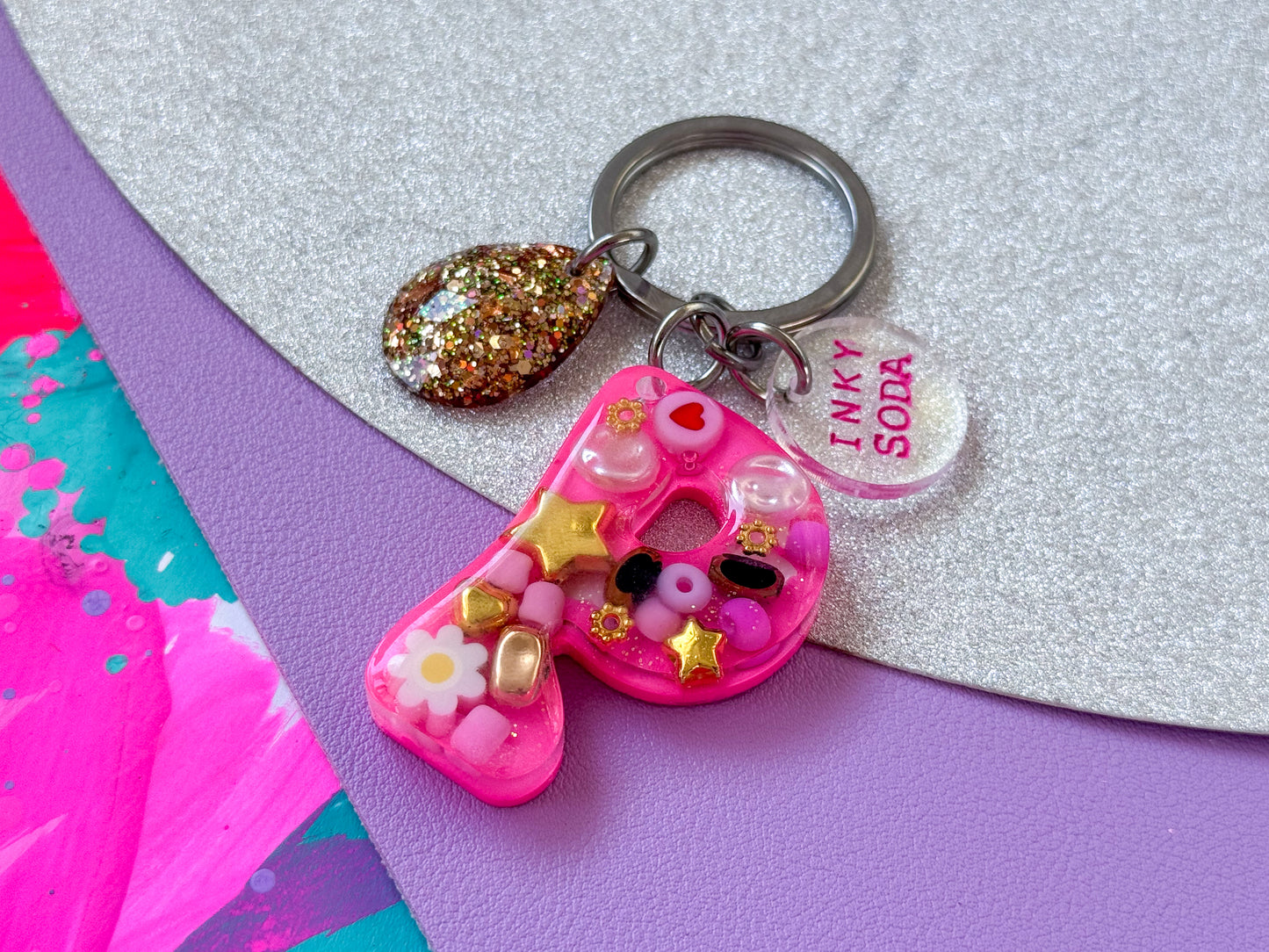 Letter “P” Keychain