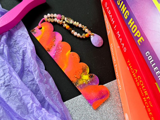 Petal Edge Bookmark - Golden Hour