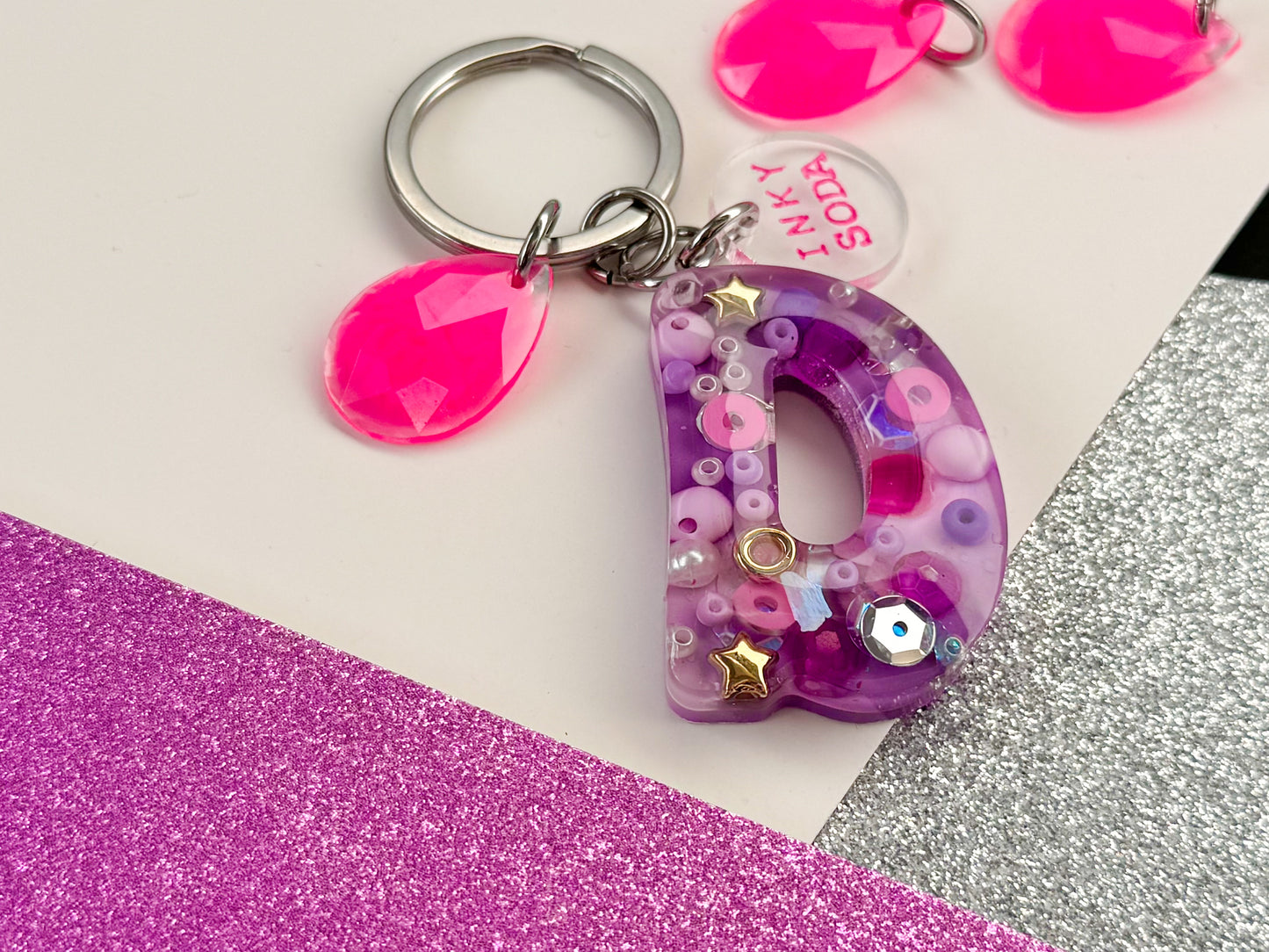 Letter “D” Keychain