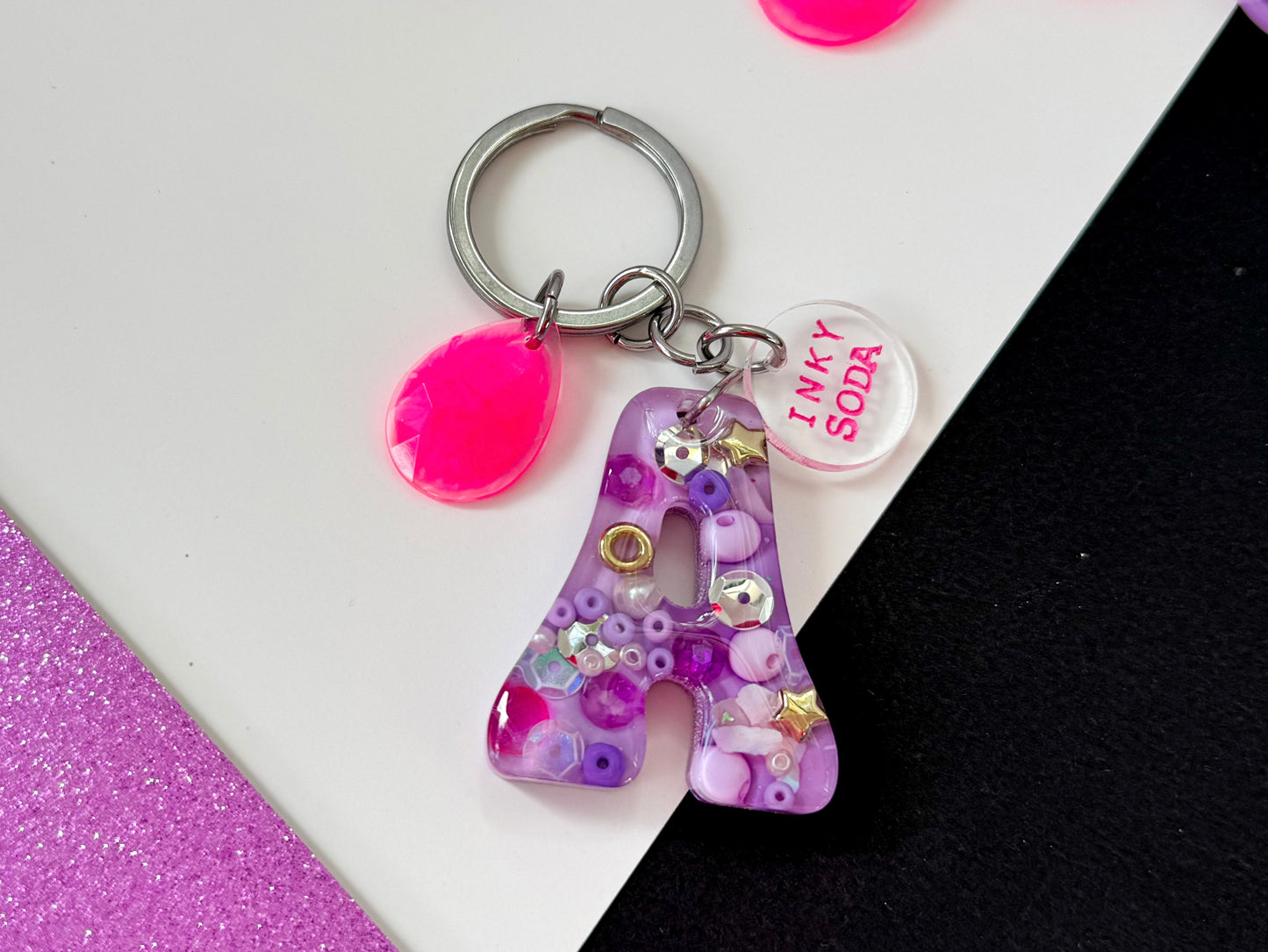 Letter “A” Keychain