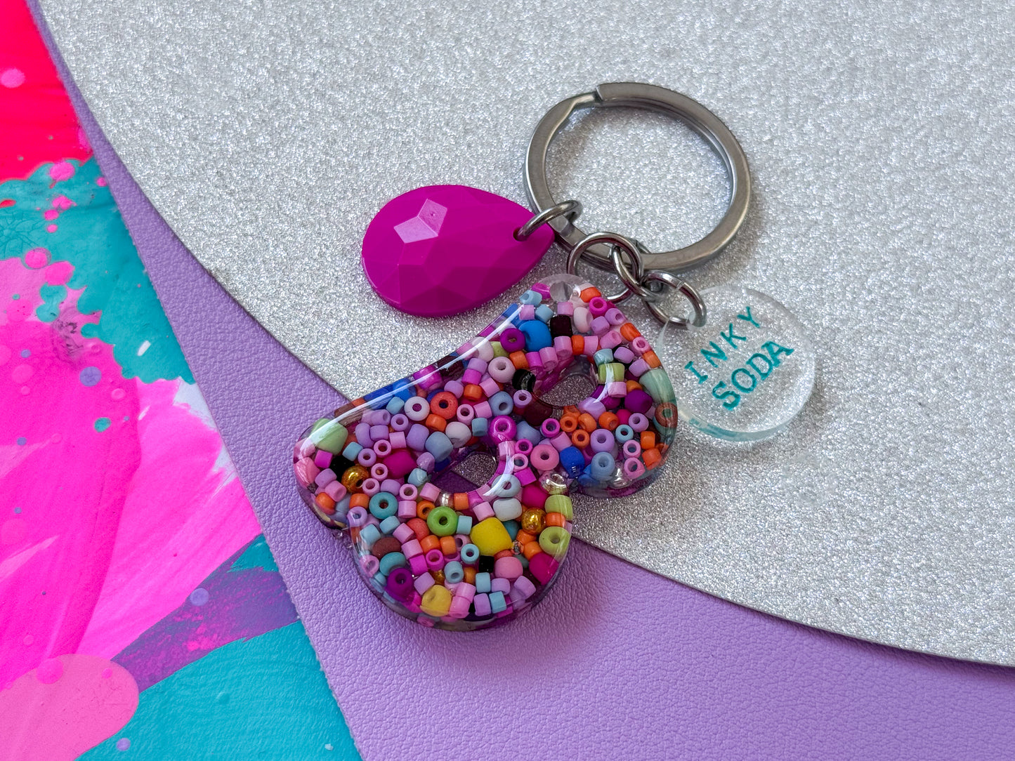 Letter “B” Keychain