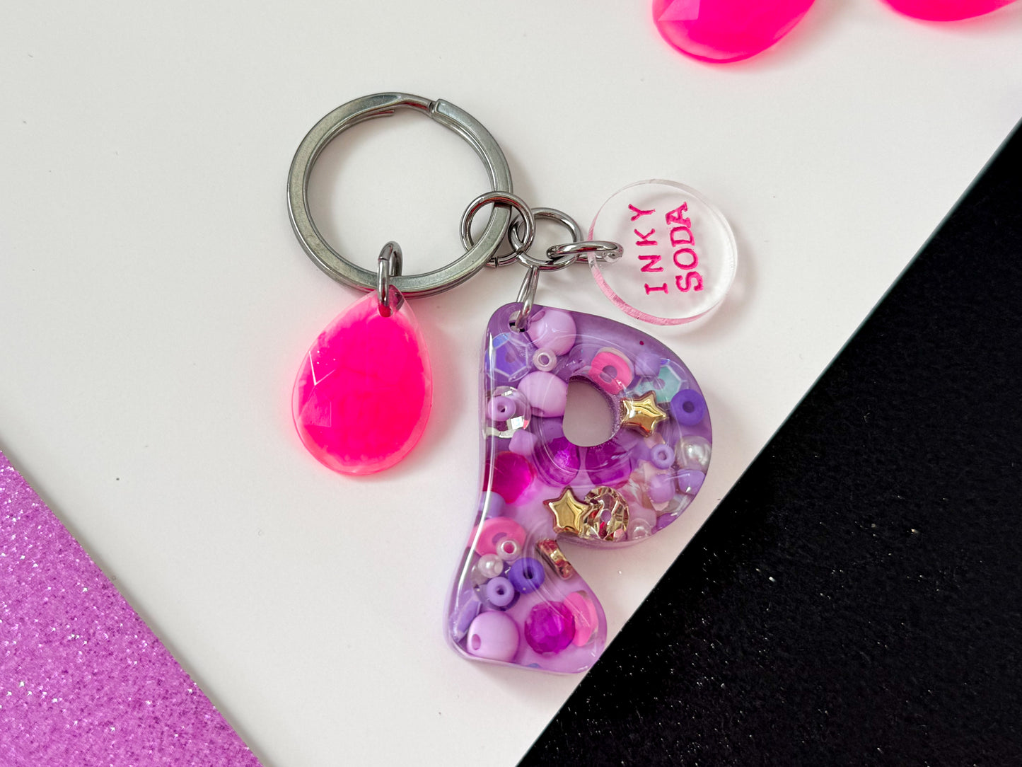 Letter “P” Keychain