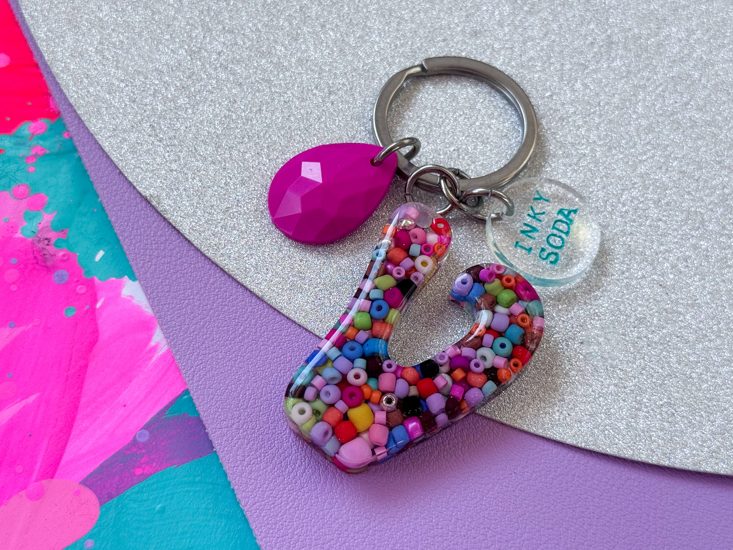 Letter “V” Keychain