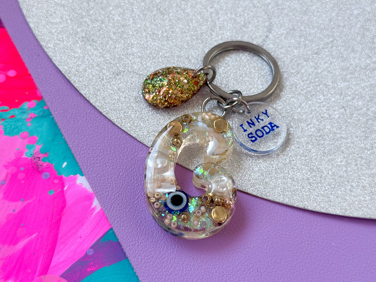 Letter “G” Keychain