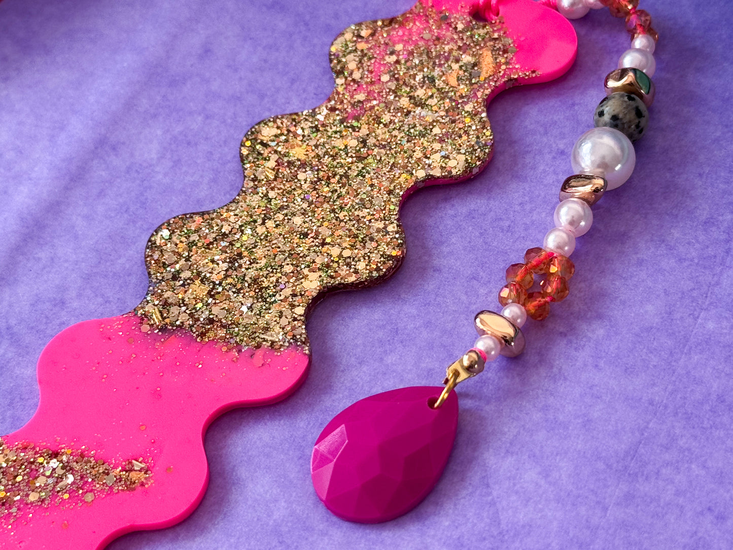 Ripple Bookmark - Glitter Doll