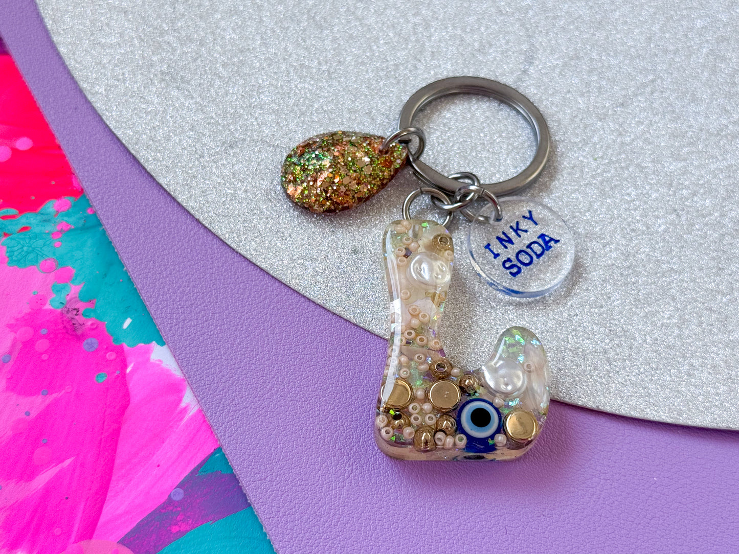 Letter “L” Keychain