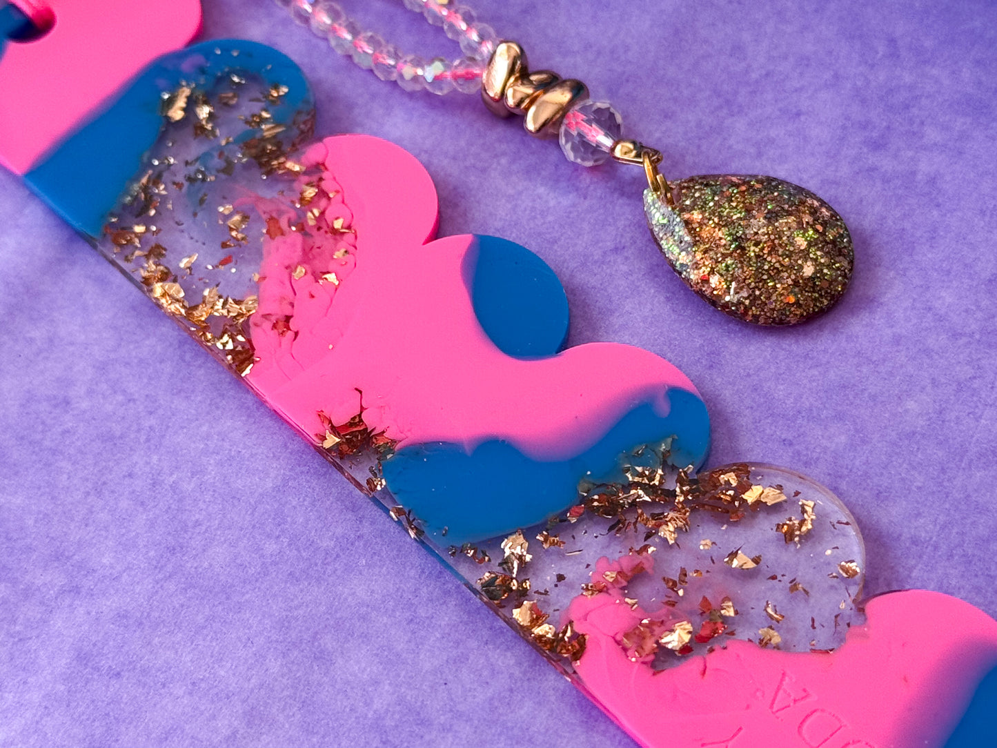 Petal Edge Bookmark - Cosmic Candy