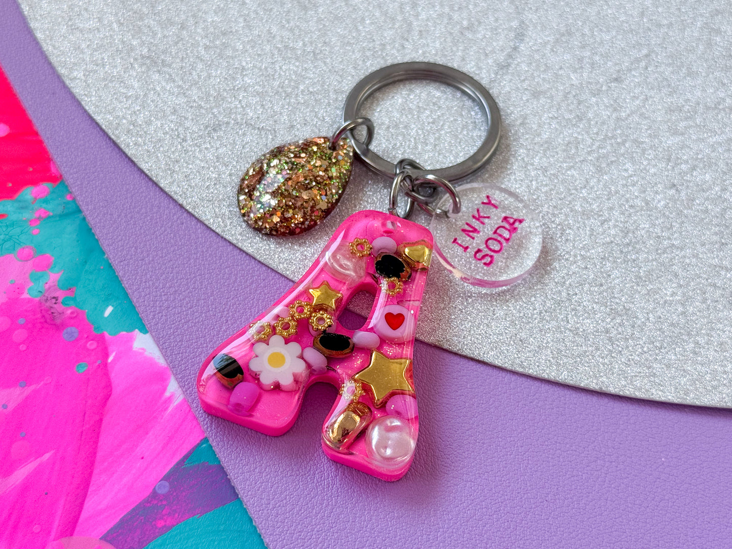 Letter “A” Keychain