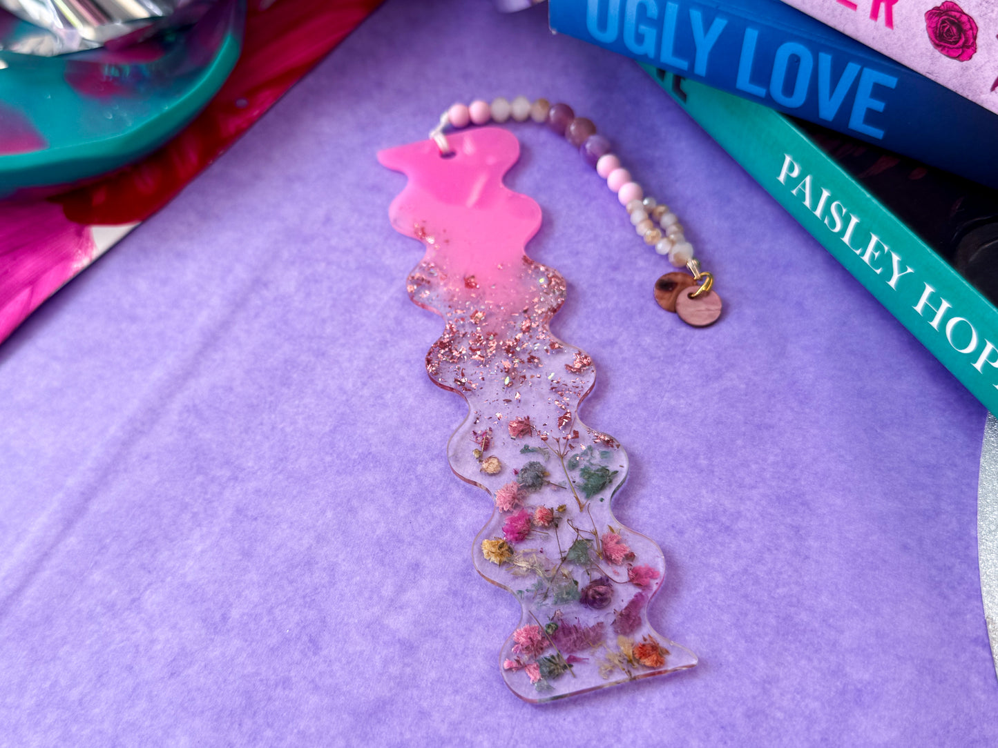 Ripple Bookmark - Blush Botanica