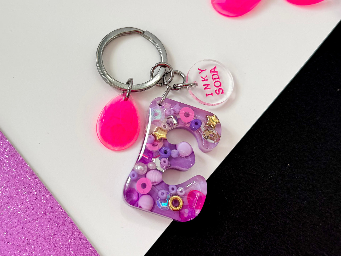 Letter “E” Keychain