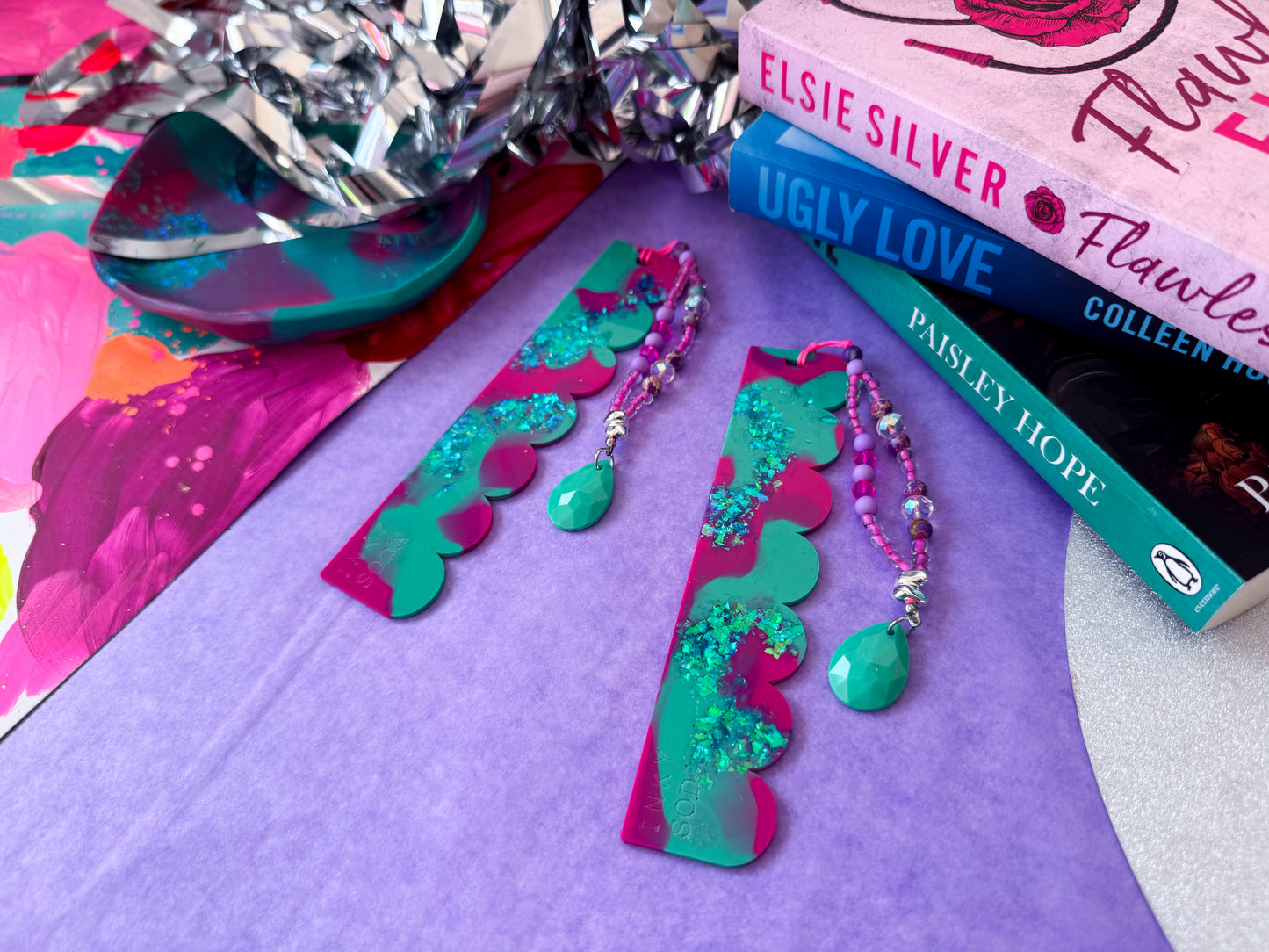 Petal Edge Bookmark - Aura