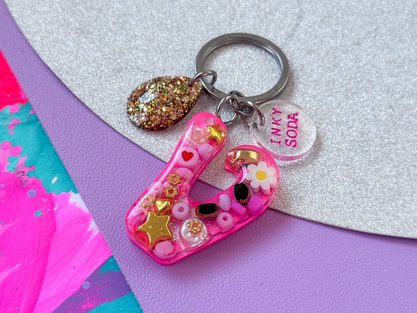 Letter “V” Keychain