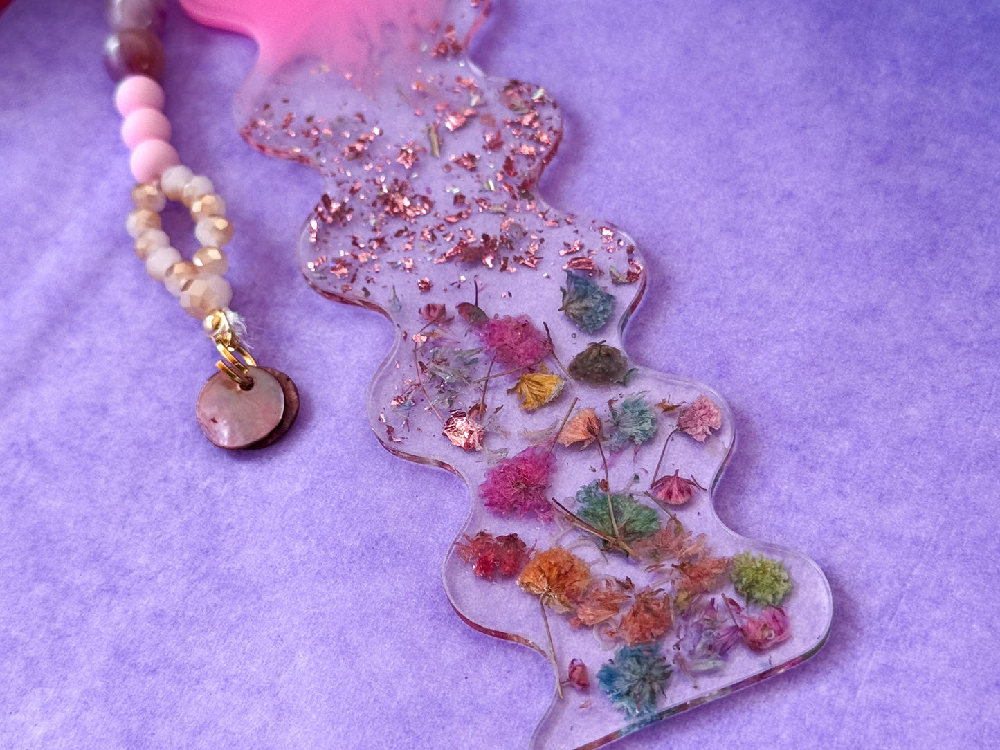 Ripple Bookmark - Blush Botanica