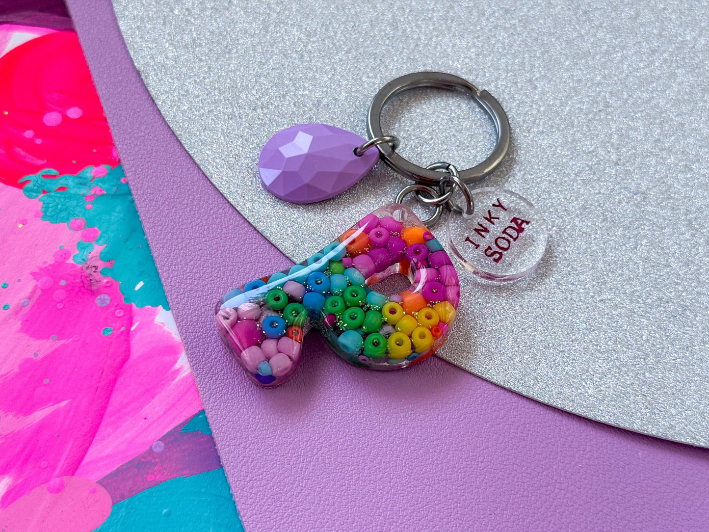 Letter “P” Keychain