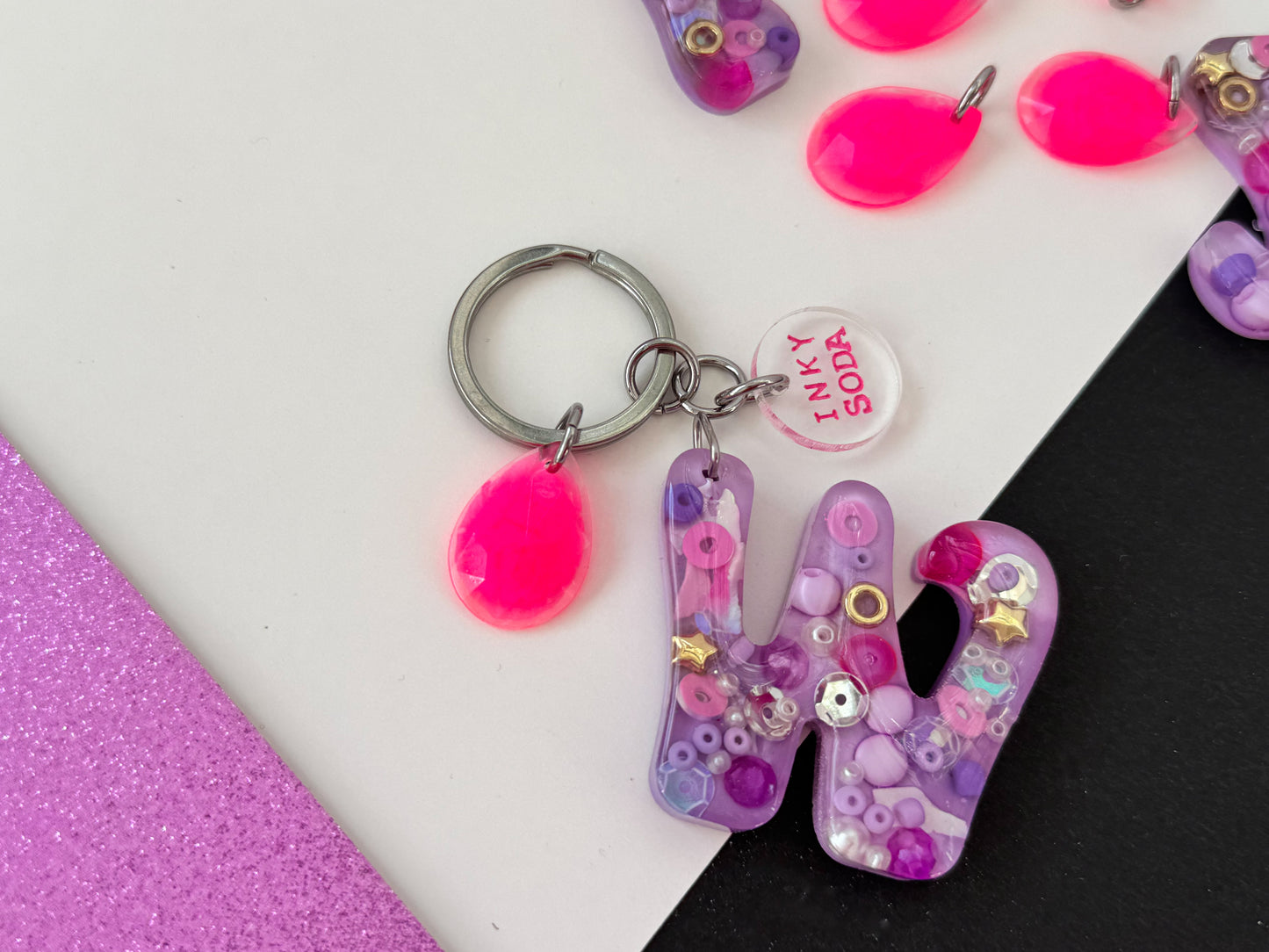 Letter “W” Keychain