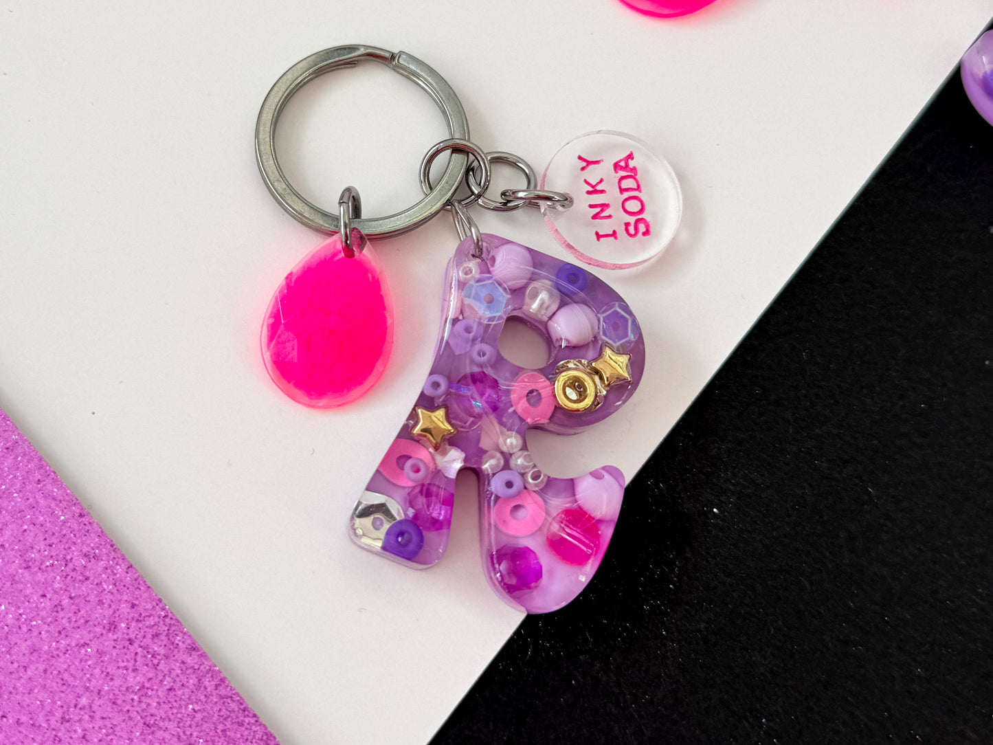 Letter “R” Keychain