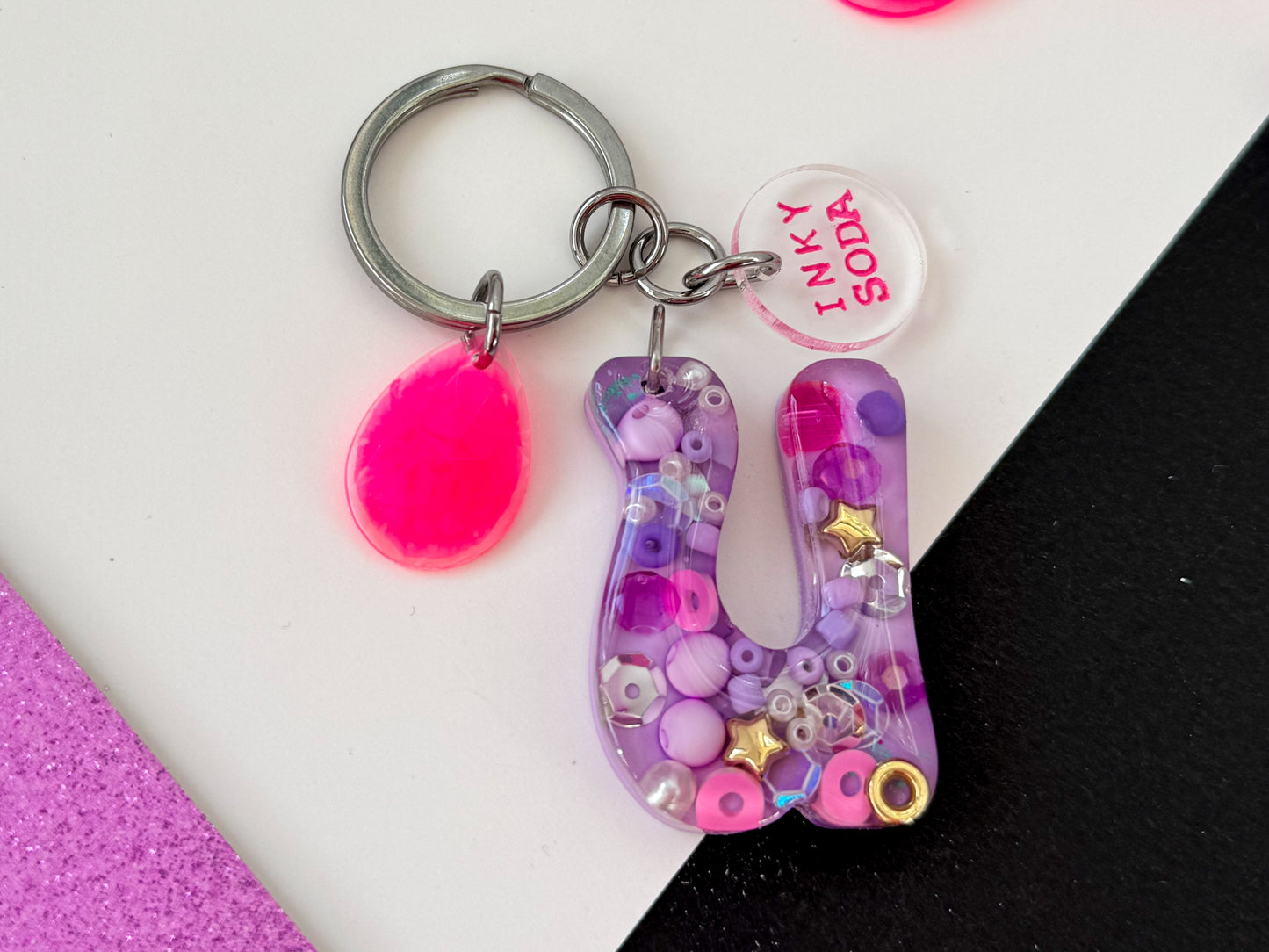 Letter “U” Keychain