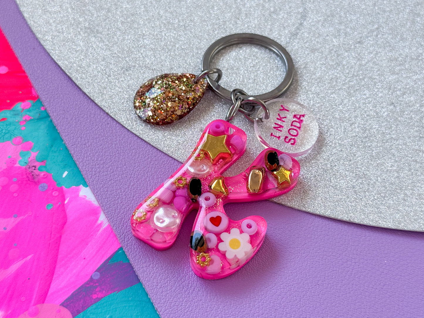 Letter “K” Keychain