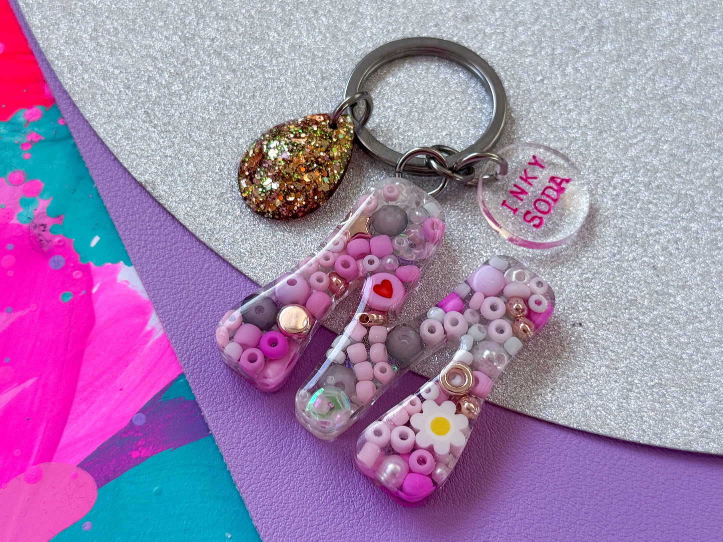 Letter “M” Keychain